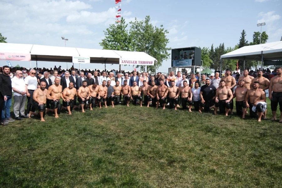 Serik’te Başpehlivan Cengizhan Şimşek Oldu