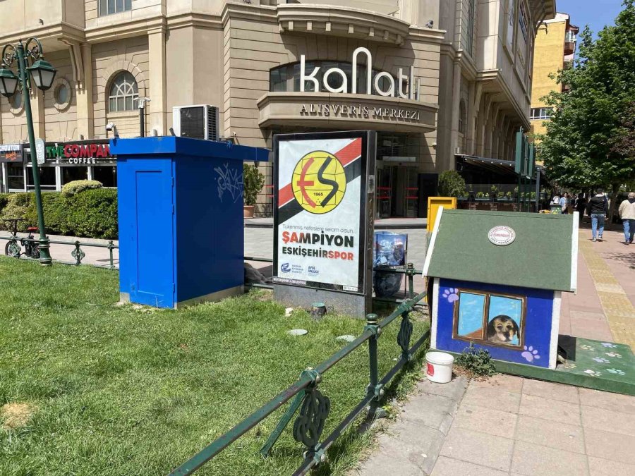 Çeşitli Noktalara Yerleştirilen Eskişehirspor Afişleri Beğeni Topladı