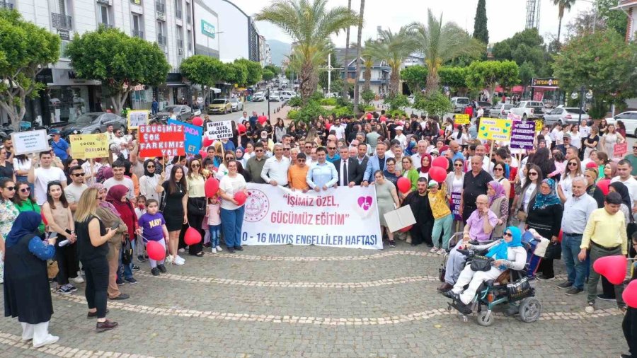 Gazipaşa’da Engelliler Haftası Dolayısıyla Farkındalık Yürüyüşü