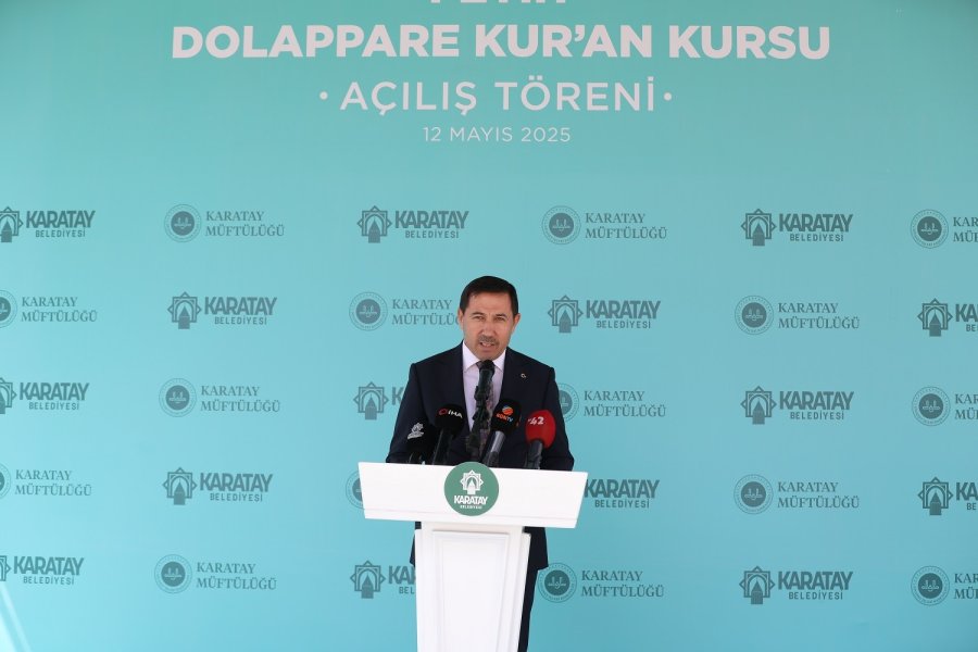 Karatay’da Fetih Dolappare Kur’an Kursu Açıldı
