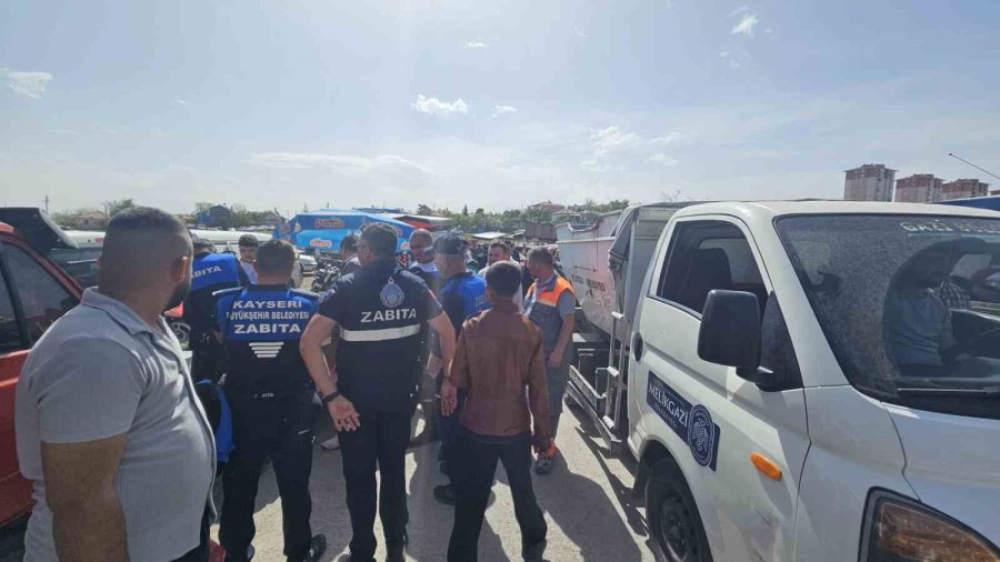 Zabıtadan Bitpazarı’na Sıkı Denetim