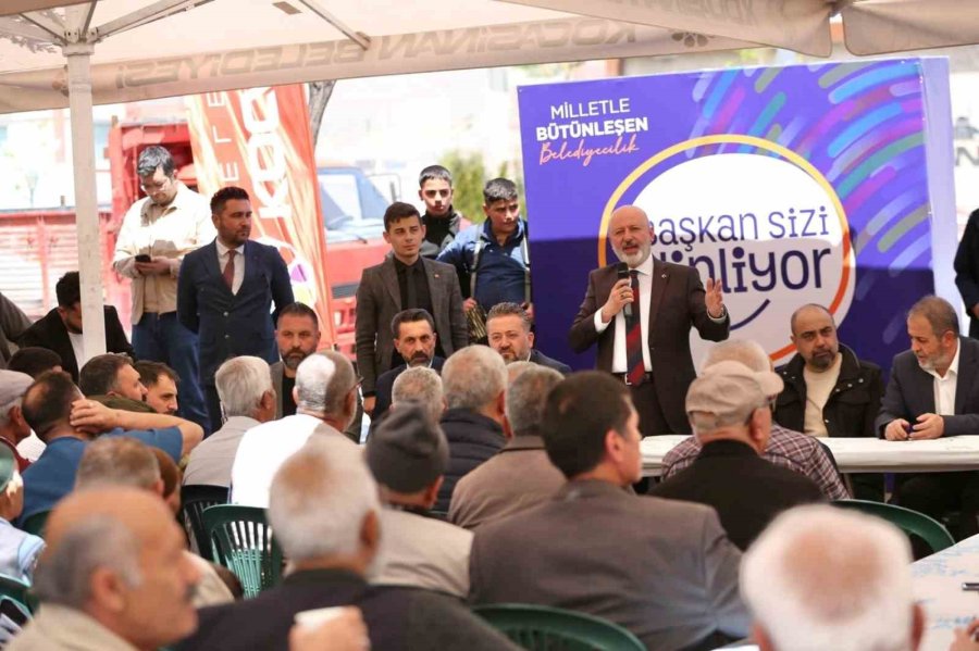 Başkan Çolakbayrakdar, "gece Gündüz Demeden Kocasinan’ın Her Mahallesindeyiz"