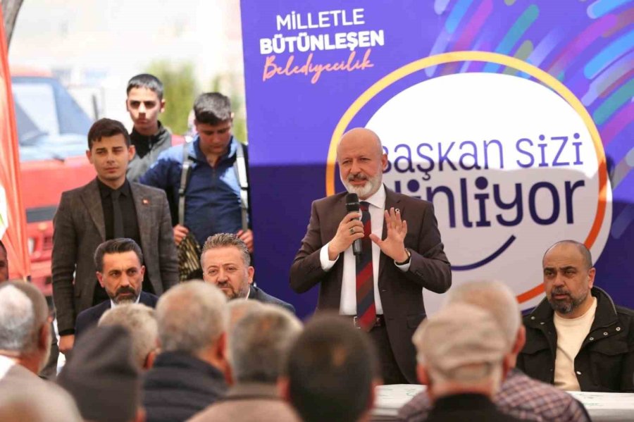 Başkan Çolakbayrakdar, "gece Gündüz Demeden Kocasinan’ın Her Mahallesindeyiz"