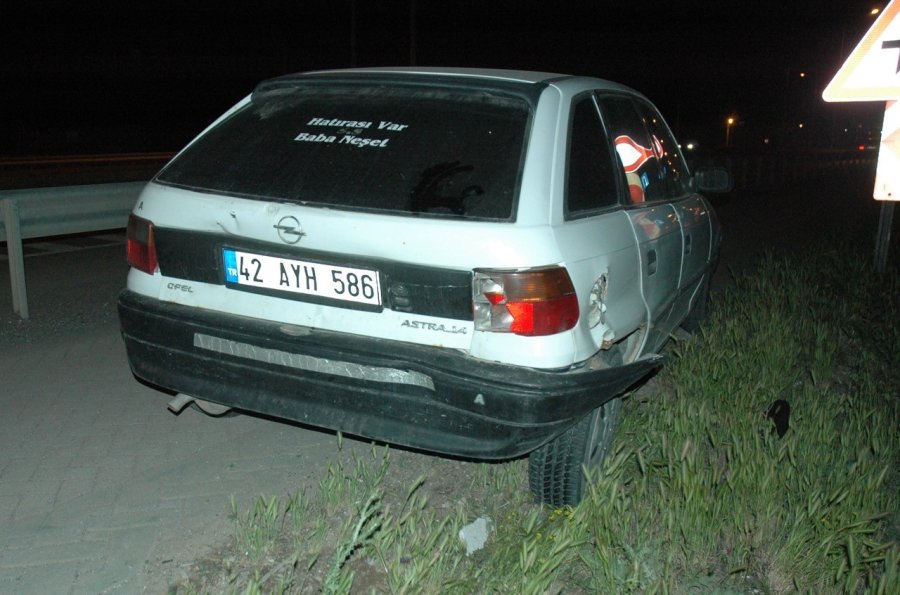 Kulu’da Otomobiller Çarpıştı: 1 Yaralı