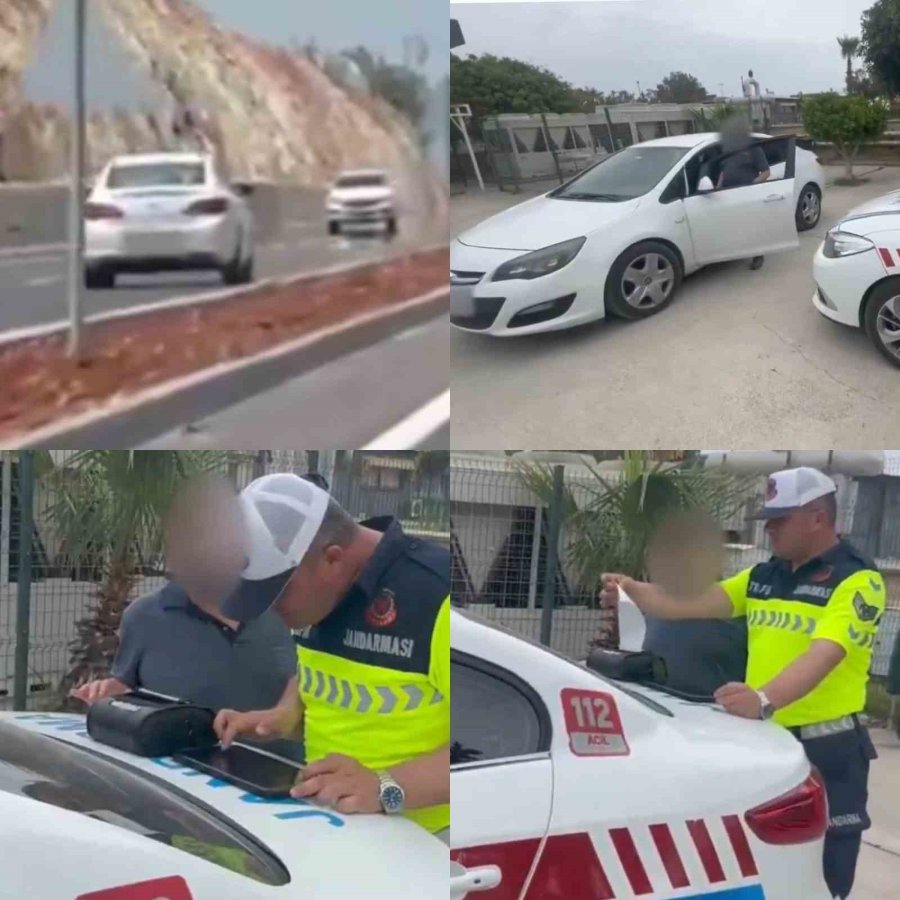 Ters Şeritten Gitti, Sürücü Belgesi Alındı Hastaneye Sevk Edildi