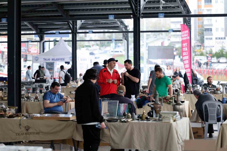 Talas Antika Pazarı Nostaljiye Yolculuk Yaşattı