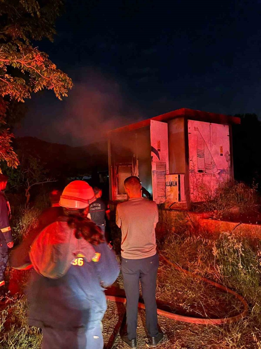 Gazipaşa’da Trafo Yangını Ekiplerin Müdahalesiyle Söndürüldü