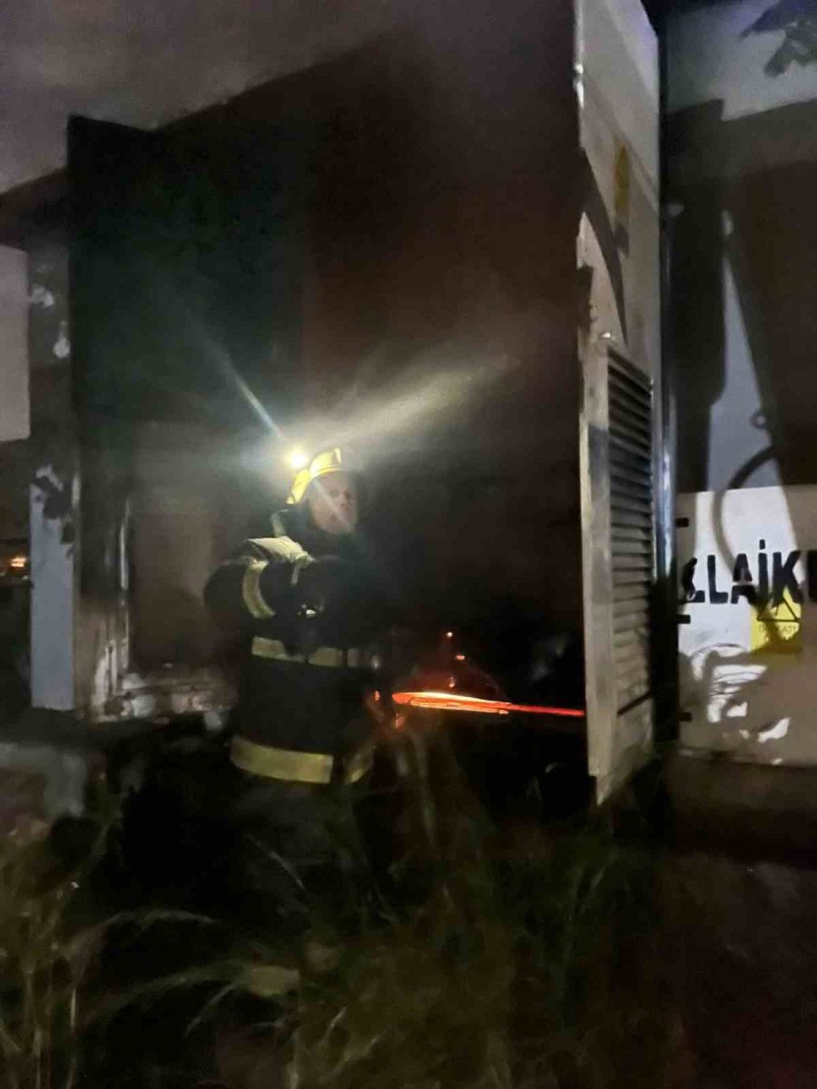 Gazipaşa’da Trafo Yangını Ekiplerin Müdahalesiyle Söndürüldü