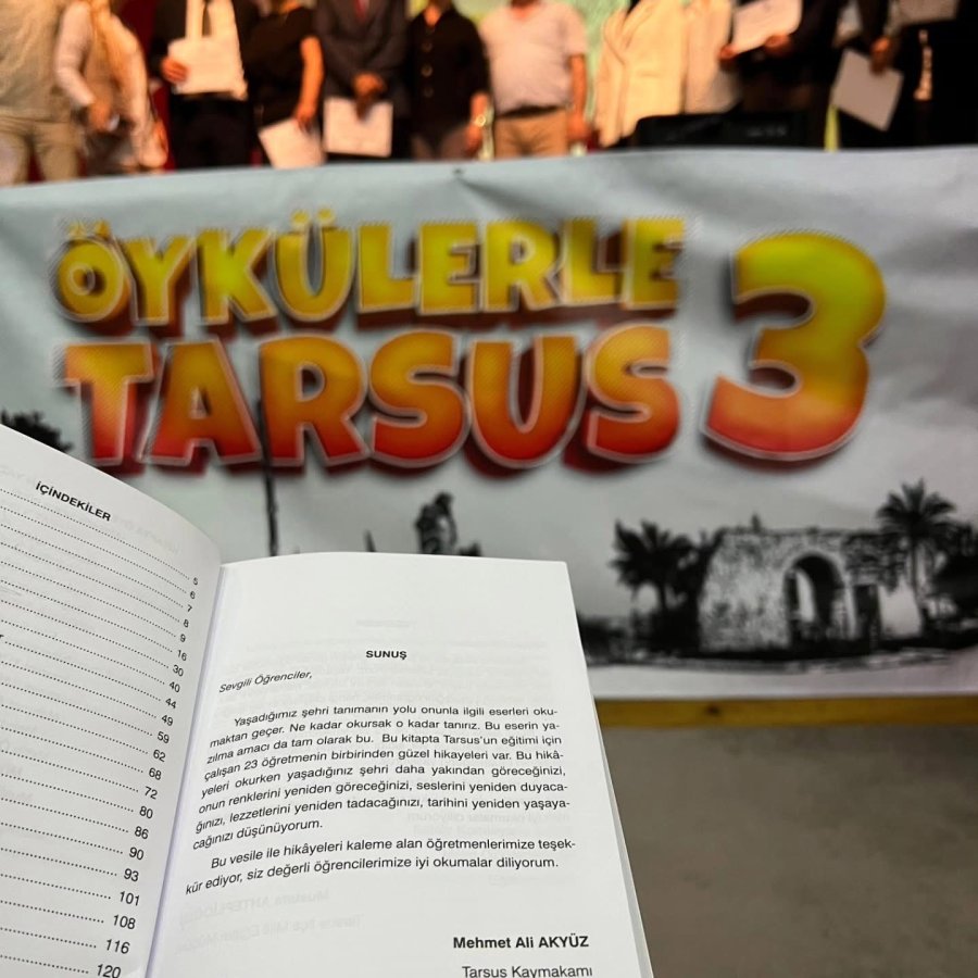 Öğretmenlerden ’öykülerle Tarsus-3’ Kitabı