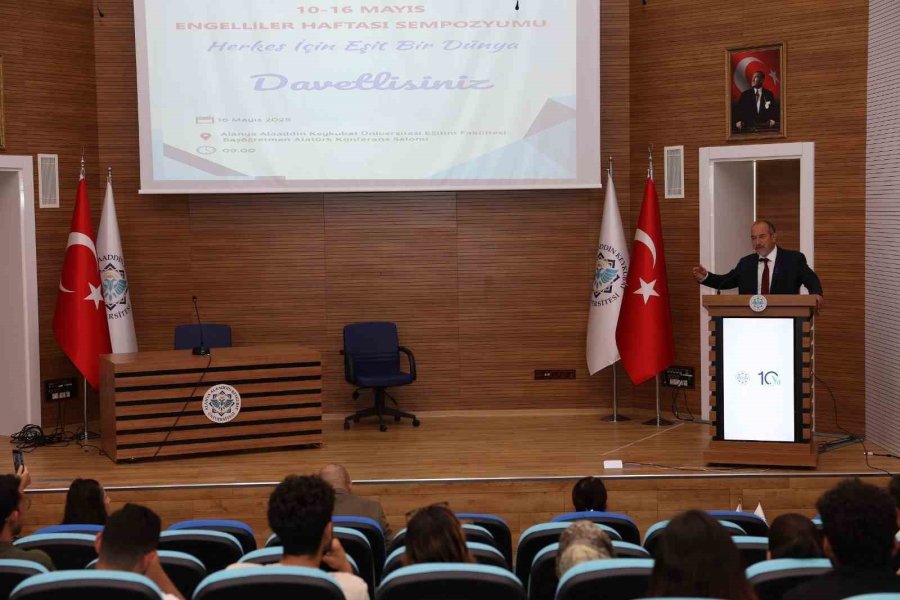 Alkü’de Engellere Dikkat Çekildi