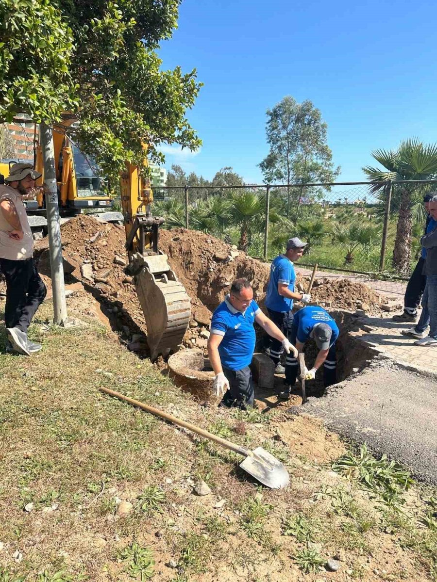 Asat Zarar Gören Kollektör Hatlarını Tamir Etti