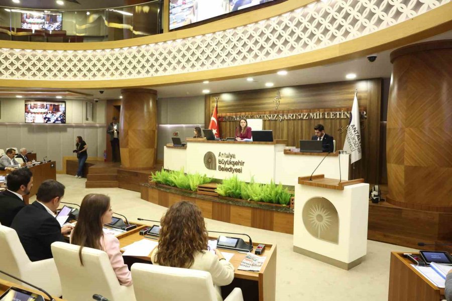 Antalya Büyükşehir’in 2024 Mali Yılı Kesin Hesapları Oy Birliğiyle Kabul Edildi
