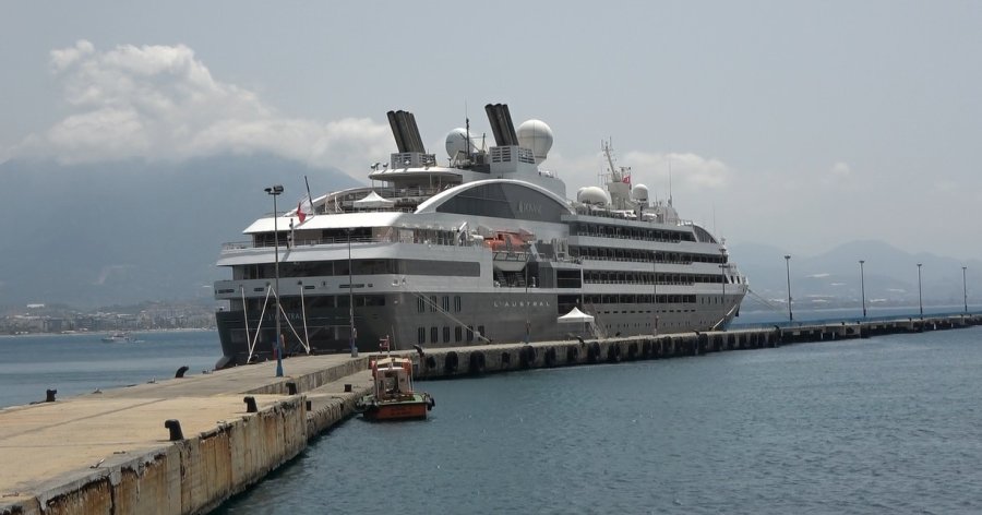 Alanya’ya Kruvaziyerle 187 Turist Geldi