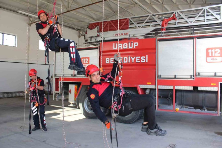 Mersin İtfaiyesinden Ürgüp İtfaiyesine Eğitim