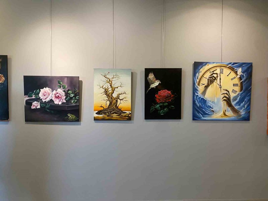 Mersin’de ’sor-ma’ Adlı Resim Sergisi Sanatseverlerle Buluştu