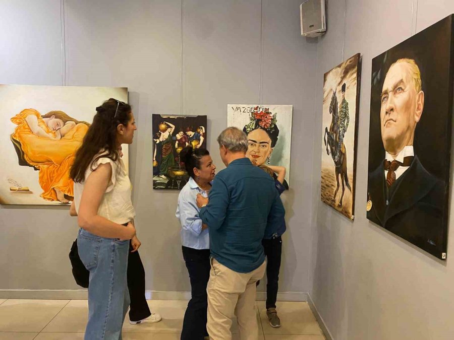 Mersin’de ’sor-ma’ Adlı Resim Sergisi Sanatseverlerle Buluştu