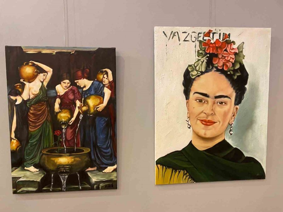 Mersin’de ’sor-ma’ Adlı Resim Sergisi Sanatseverlerle Buluştu