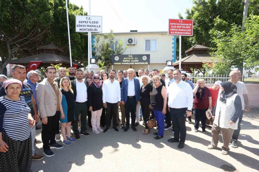 Kocagöz, Göksu Mahalle Sakinleriyle Buluştu