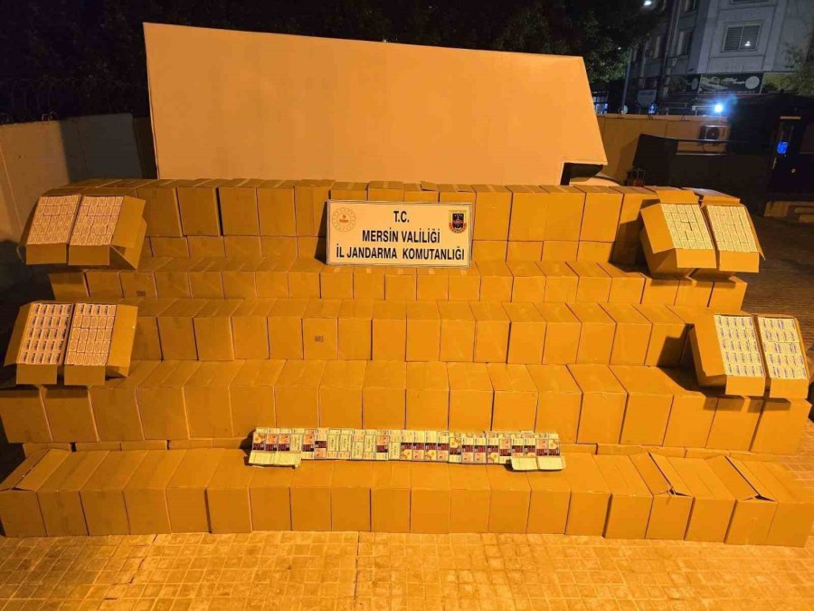 Mersin’de Kaçak Tütün Ve Makaron Operasyonu: 4 Gözaltı