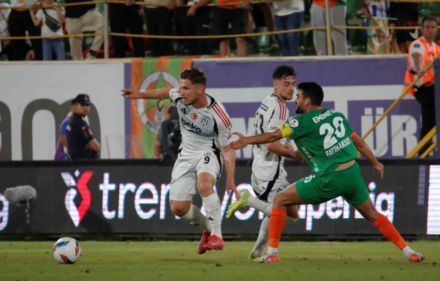 Trendyol Süper Lig: Alanyaspor: 1 - Beşiktaş: 1 (maç Sonucu)