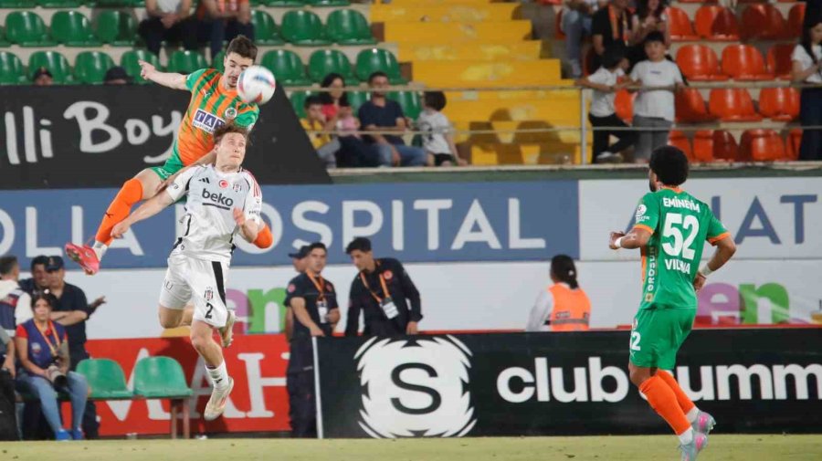 Trendyol Süper Lig: Alanyaspor: 1 - Beşiktaş: 1 (maç Sonucu)