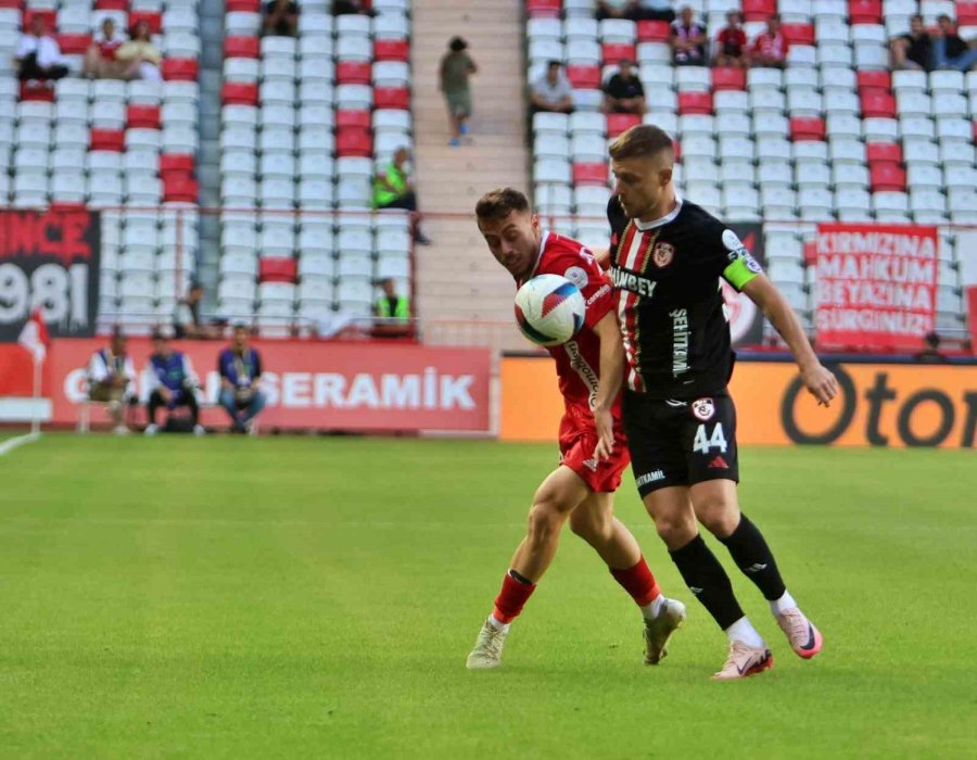 Trendyol Süper Lig: Antalyaspor: 0 - Gaziantep Fk: 0 (ilk Yarı)