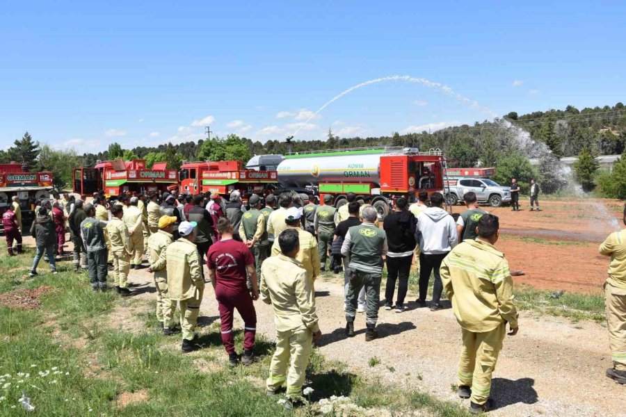 Beyşehir’de Orman Yangınlarına Karşı Eğitimler Sürüyor