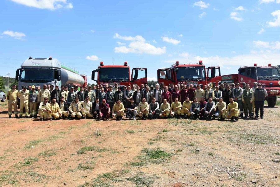 Beyşehir’de Orman Yangınlarına Karşı Eğitimler Sürüyor
