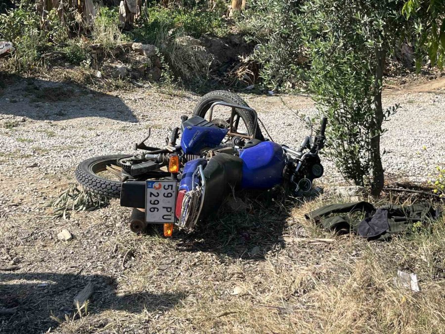 Alanya’da Motosiklet Kazası : 1 Ölü