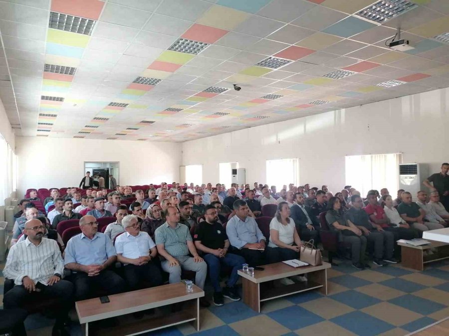 Mersin Mut’ta Orman Yangınlarıyla Mücadele Toplantısı