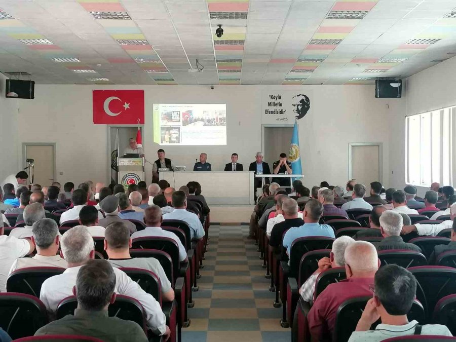 Mersin Mut’ta Orman Yangınlarıyla Mücadele Toplantısı