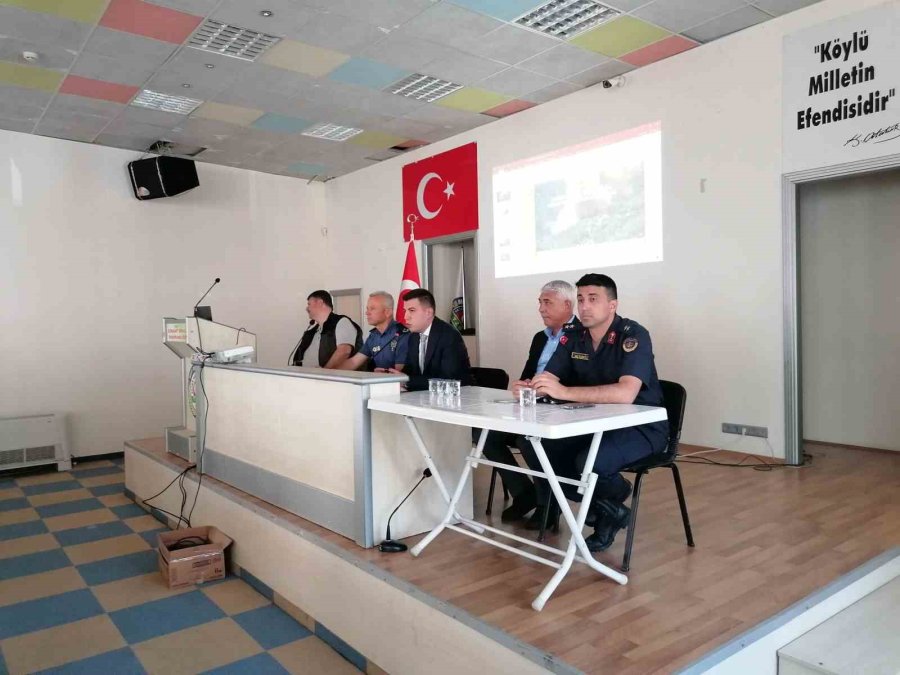 Mersin Mut’ta Orman Yangınlarıyla Mücadele Toplantısı