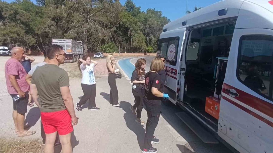 Virajı Alamayan Araçlar Bahçeye Uçuyor