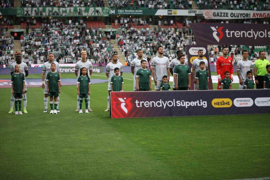 Trendyol Süper Lig: Konyaspor: 0 - Alanyaspor: 2 (ilk Yarı)
