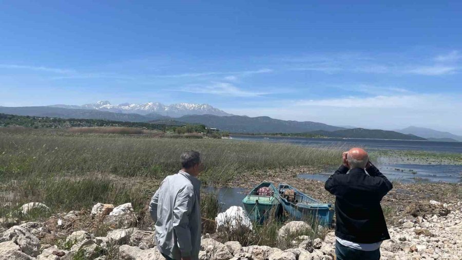 Beyşehir’de Avlanma Yasağına Rağmen Göl Sularına Serilen Metrelerce Ağ Ele Geçirildi