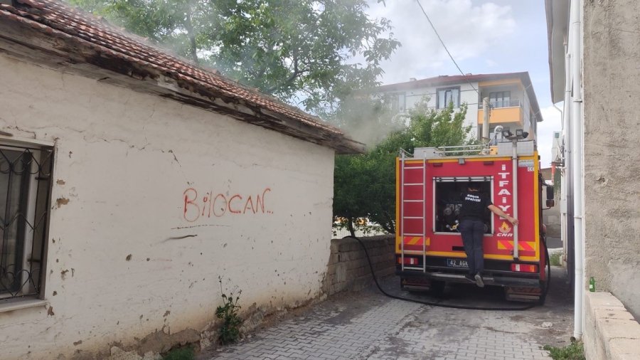 Kulu’da Müstakil Evde Yangın