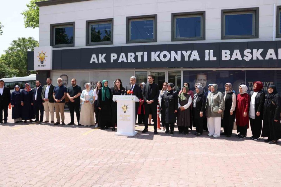 Ak Parti Konya İl Başkan Yardımcısı Yıldırım: "adalet, Kalkınma Ve Demokrasi Mücadelemizden Bir An Bile Olsun Geri Durmayacağız"