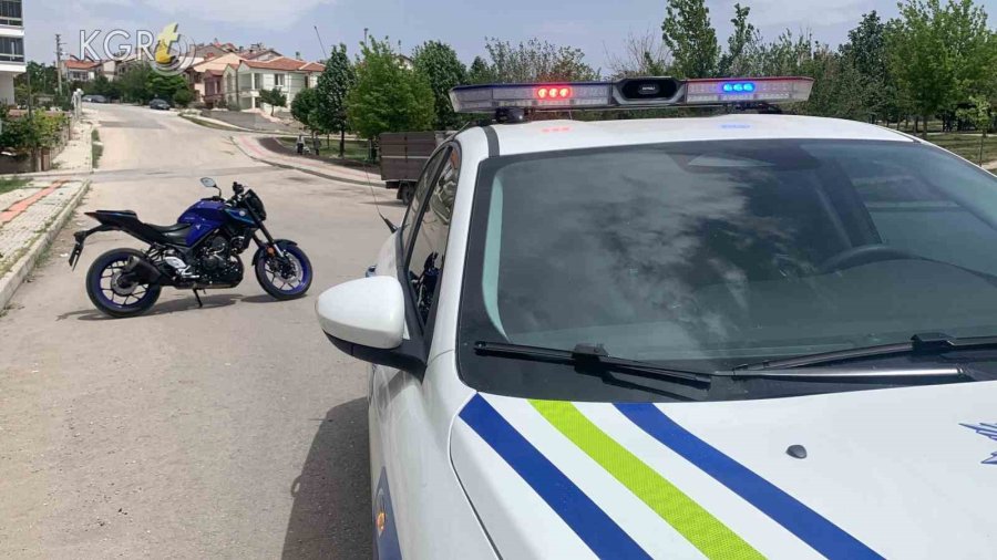 Karaman’da Motosiklet Kazası: 1 Yaralı