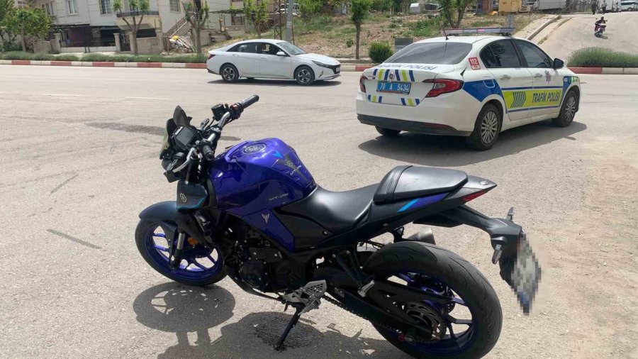 Karaman’da Motosiklet Kazası: 1 Yaralı