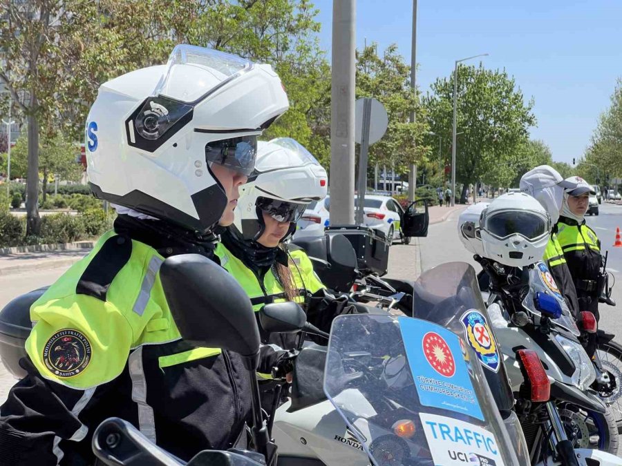 Konya’nın İlk Kadın Şahin Polisleri Görevde
