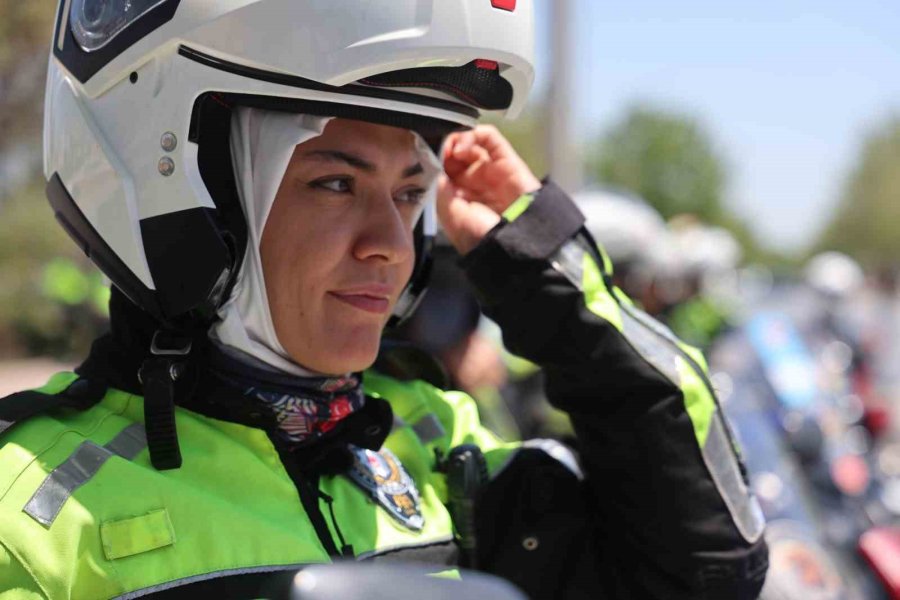 Konya’nın İlk Kadın Şahin Polisleri Görevde