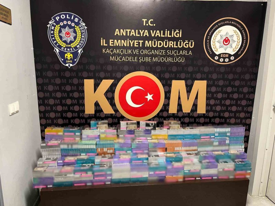 Antalya’da Kaçakçılık Ve Organize Suçlara Geçit Yok