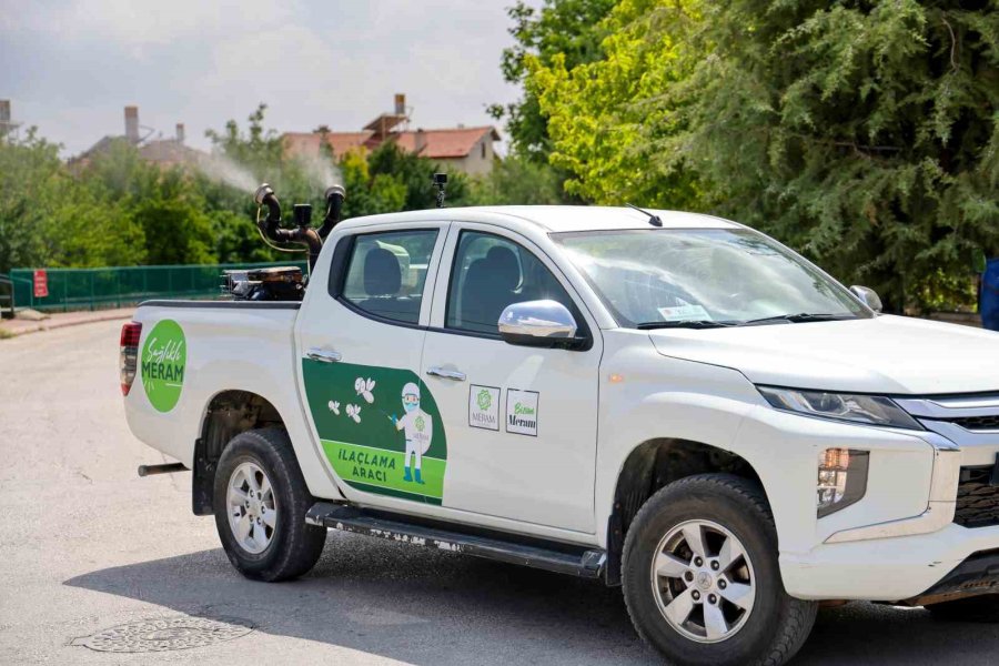 Meram Belediyesinden Yaz Öncesi Yoğun İlaçlama Seferberliği