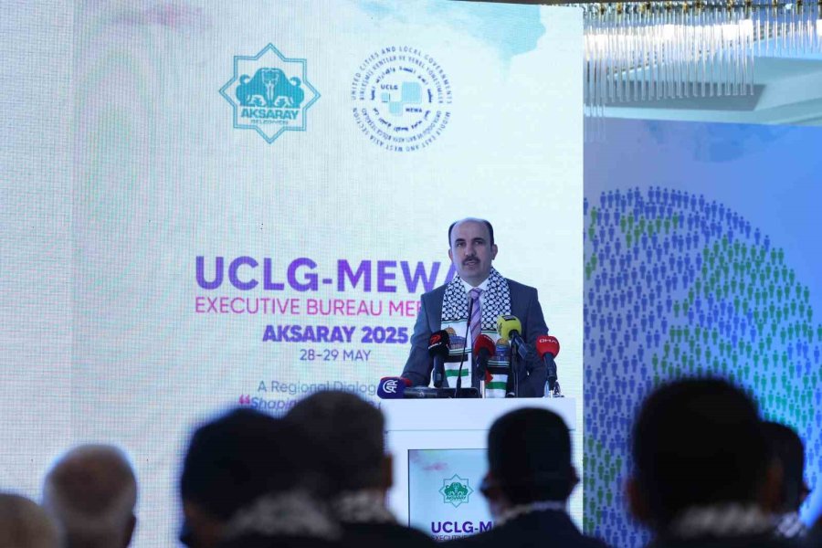 Uclg-mewa Toplantısı’nda Konuşan Başkan Altay: "israil’in Uluslararası Hukuk Önünde En Ağır Şekilde Cezalandırılması Gerekir"