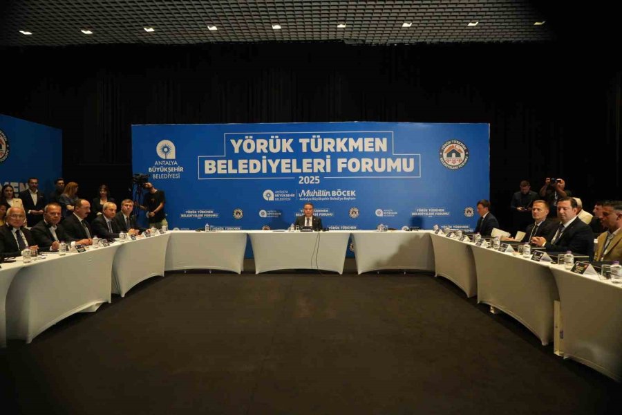 Yörük Türkmen Belediyeleri Antalya’da Buluştu