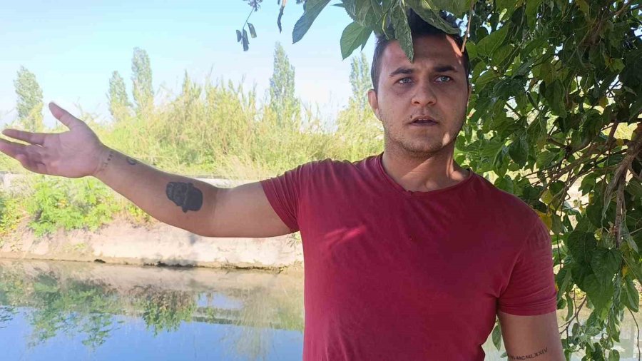 Su Kanalında Boğulma Tehlikesi Geçiren Çocuğu Tüpçü Kurtardı