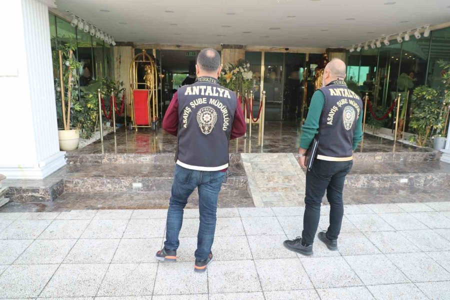 Antalya’da Günübirlik Konaklama Yerlerine Denetim: 1 İşletme Ve 5 Kişiye Ceza