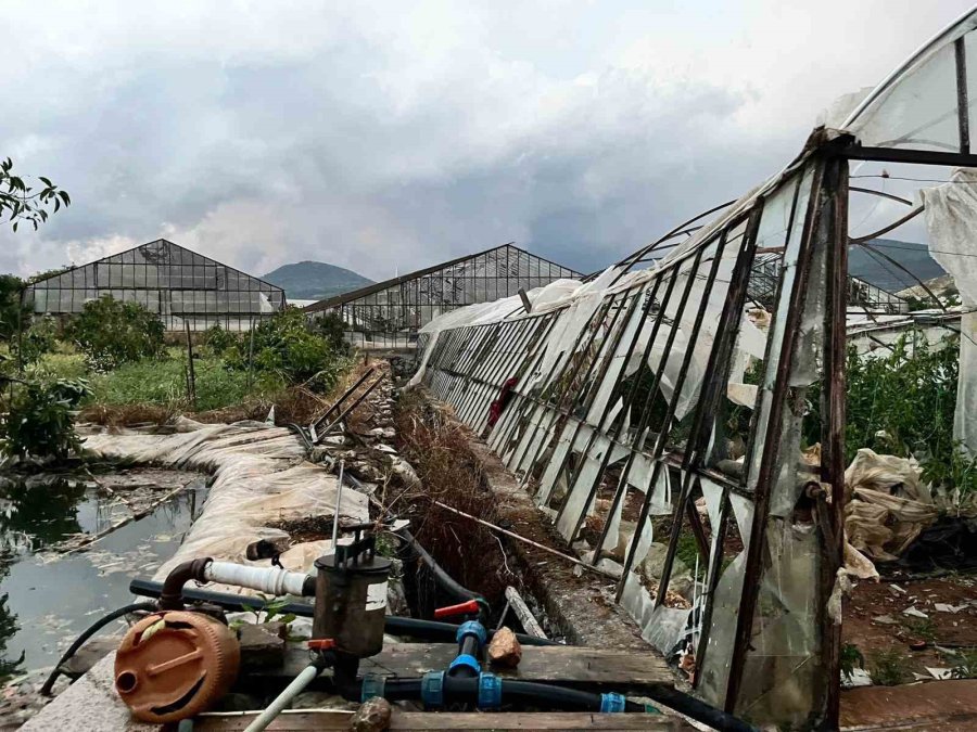 Antalya’da Hortum Felaketinin Boyutu Gündüz Ortaya Çıktı