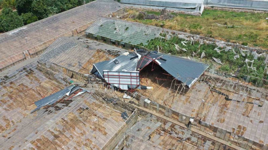 Antalya’da Hortum Felaketinin Boyutu Gündüz Ortaya Çıktı