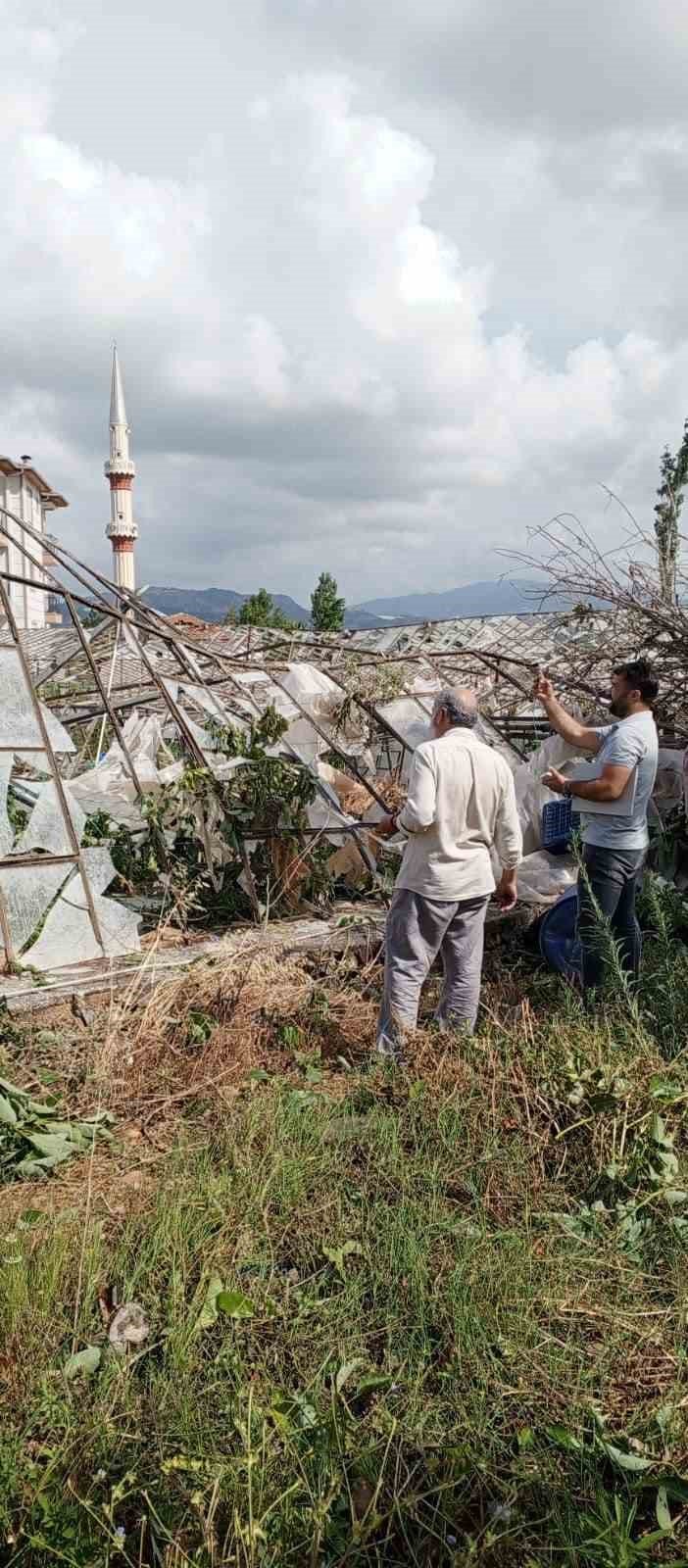 Antalya Gazipaşa’daki Hortumun Bilançosu Belli Oldu